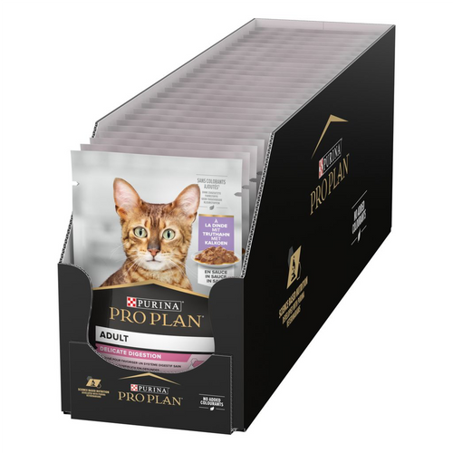 Pro Plan Delicate wet cat food with Turkey 26x 85