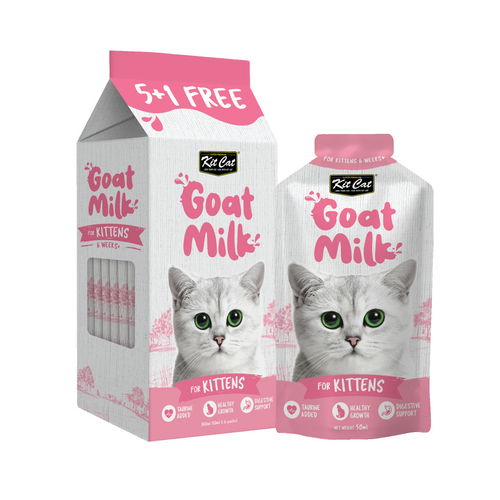 Kit Cat Goat Milk For Cats 300ml ( 6 X 50ml )