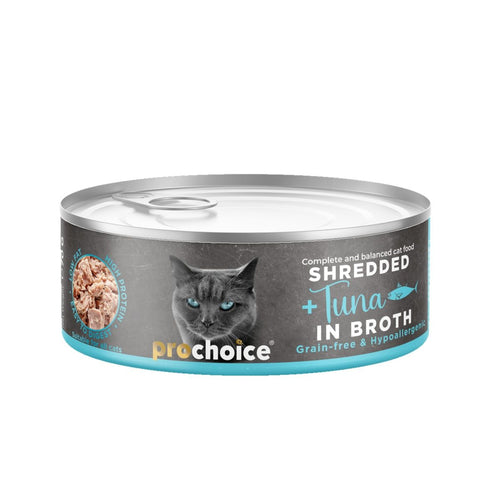 ProChoice Deluxe Shredded Tuna in Broth Cat Wet Food (70g)