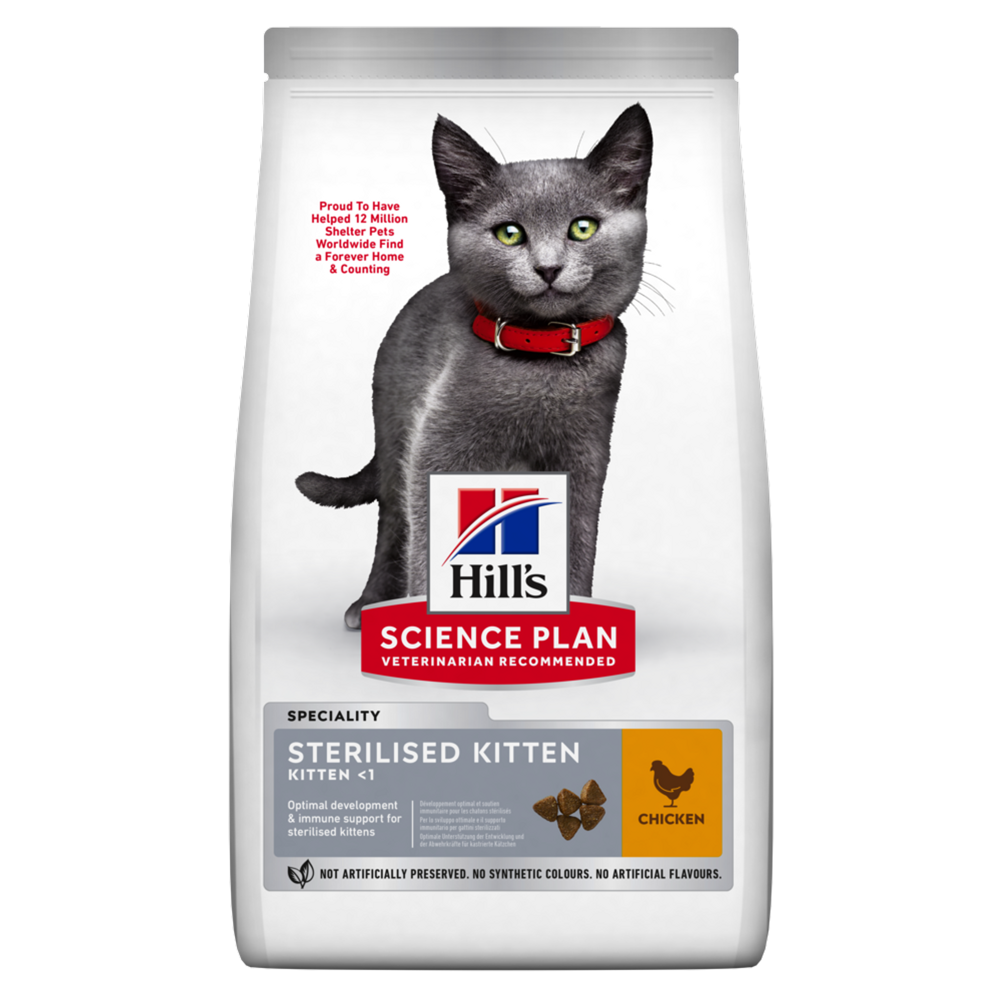 Hill's Science Plan Sterilised Kitten Food Chicken 1.5kg