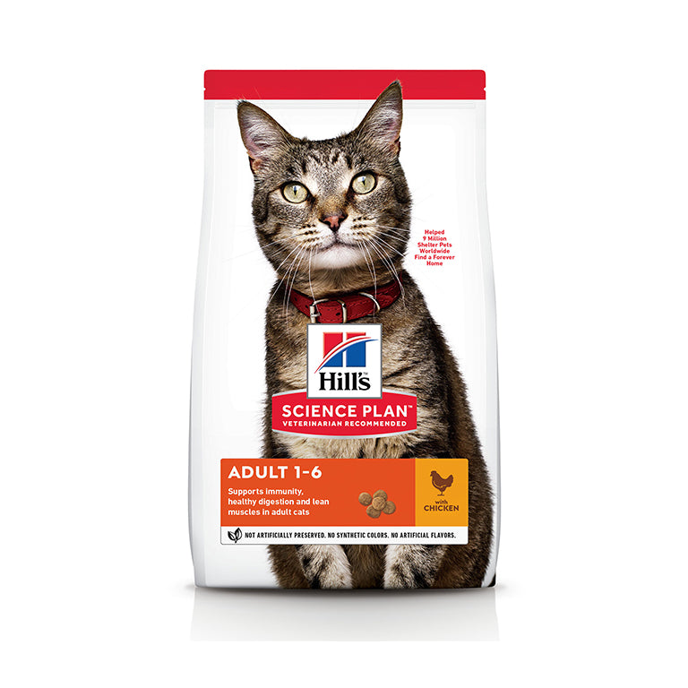 Hill's Science Plan Adult Cat Food with Chicken 10kg