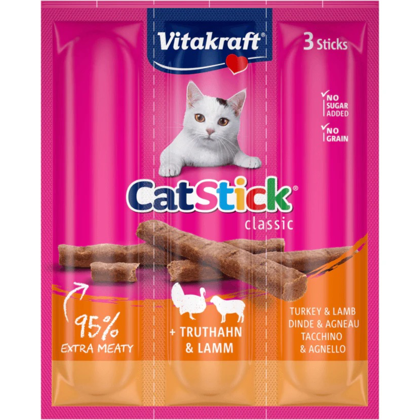 CAT STICKS MINI TURKEY & LAMB (18g) 3pc