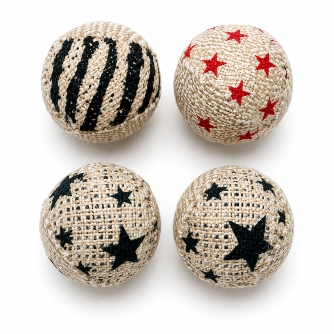Cat Toy with Sound Chase Ball 4pcs