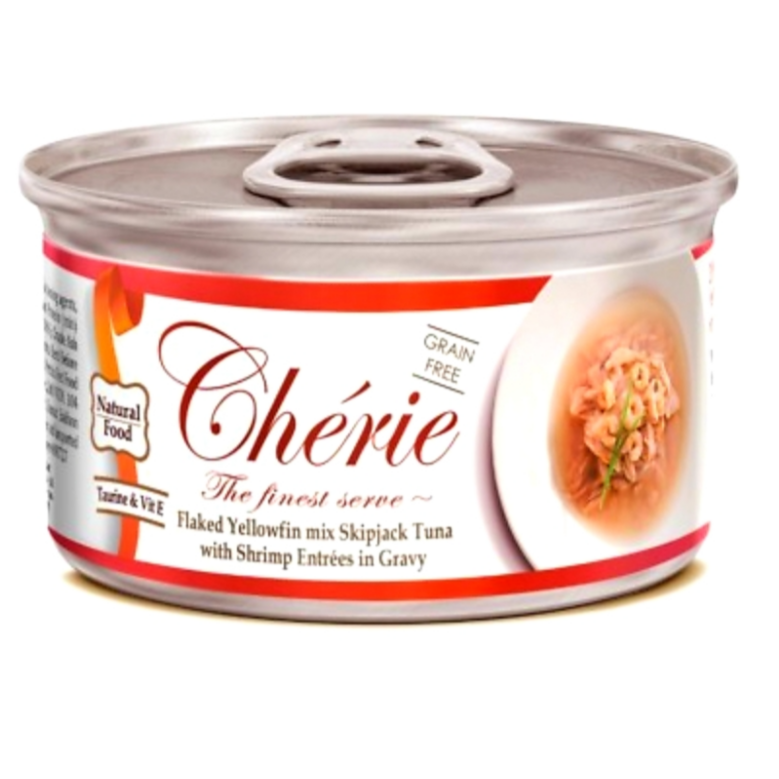 Cherie flaked yellowfin tuna with shirmp 80g