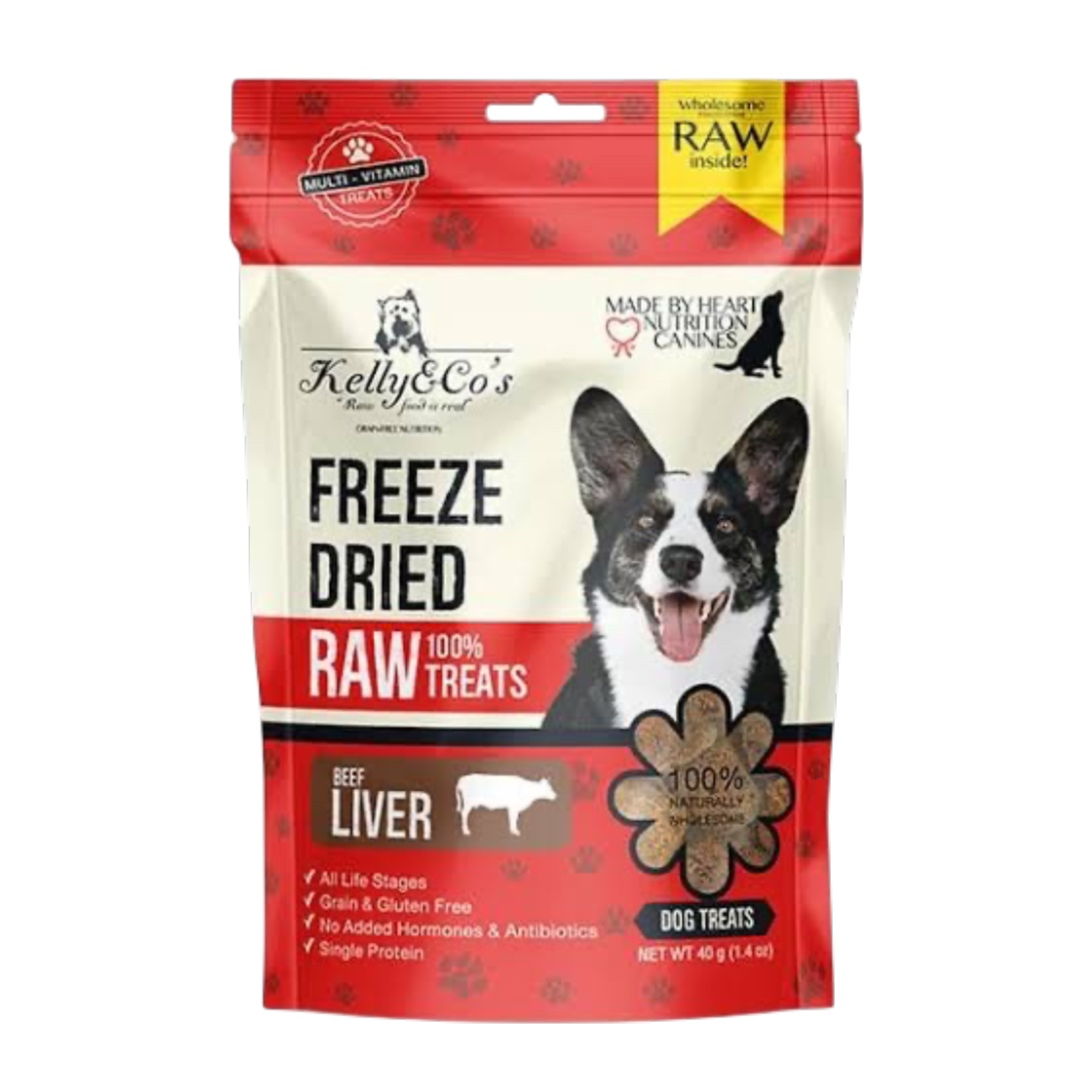 Kelly & CO’s Freeze Dried Raw Treat BEEF LIVER 40g