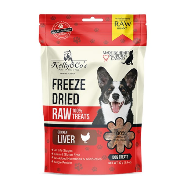 Kelly & CO’s Freeze Dried Raw Treat CHICKEN LIVER 40g