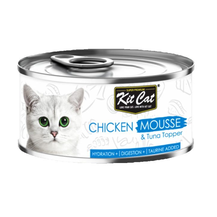 Kit Cat Chicken Mousse & Tuna Toppers – 80g