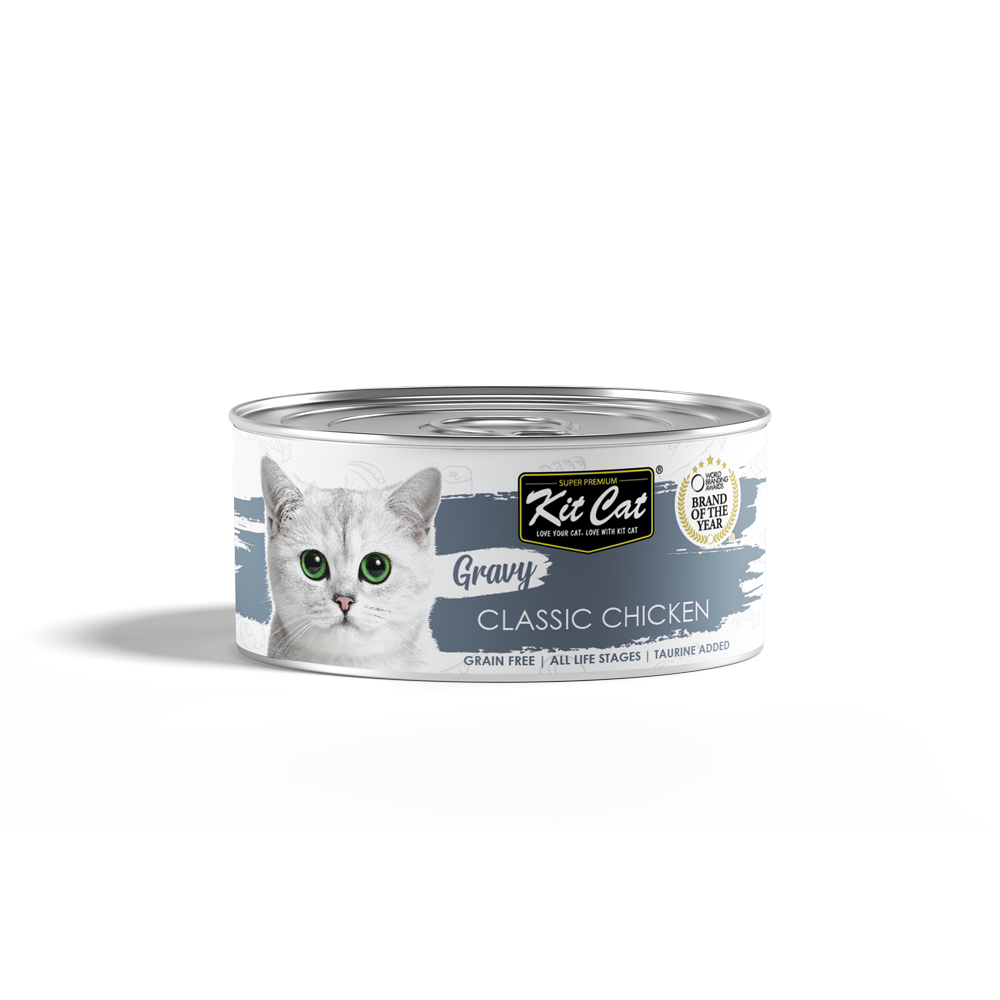 Kit Cat Gravy Canned Food (Classic Chicken) 70g