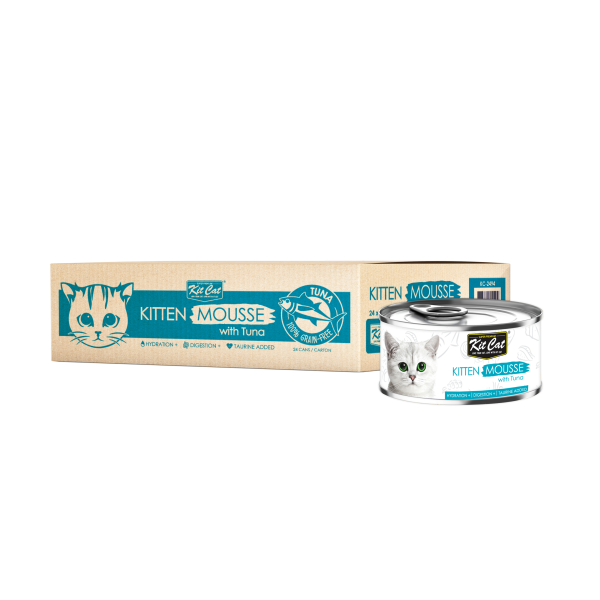 Kit Cat Kitten Tuna Mousse 24x80G
