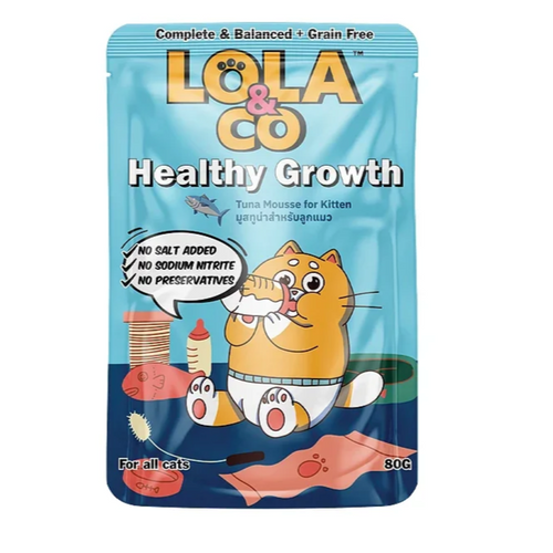 Lola & Co Healthy Growth Tuna Mouse For Kitten 80g