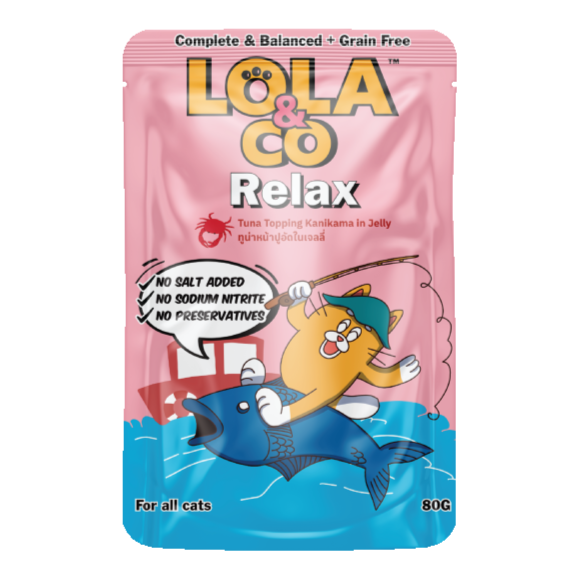 Lola & Co Relax Tuna Topping Kanikama In Jelly 80g