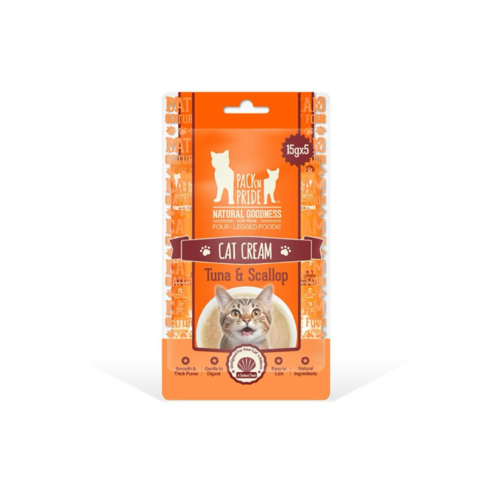 PACK’N PRIDE Creamy Cat Lick Sticks – TUNA & SCALLOP 15g x 5