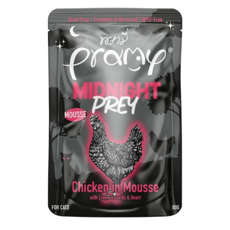 Pramy Midnight Prey CHICKEN IN MOUSSE RECIPE 80gx12pcs