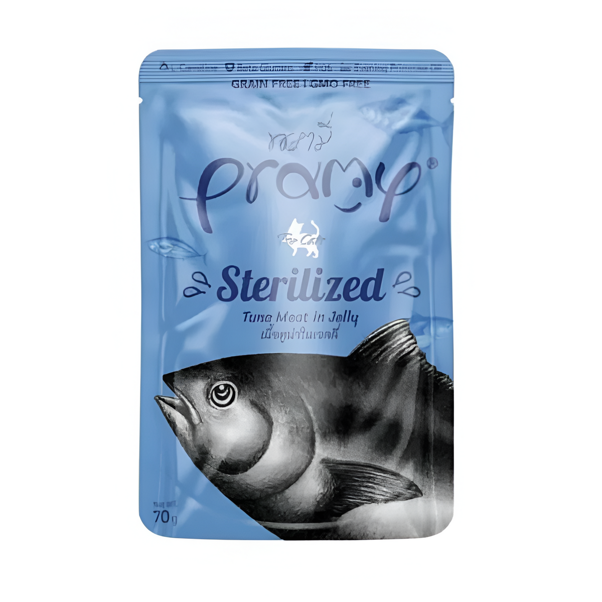 Pramy Sterilized Tuna Meat in Jelly 70gx12pcs