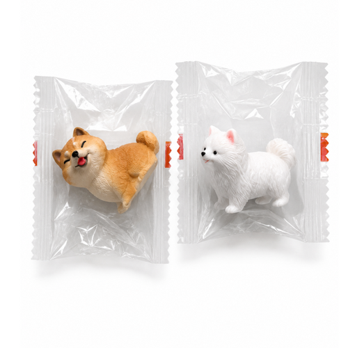 Resin Dog Figurines for Car Decor