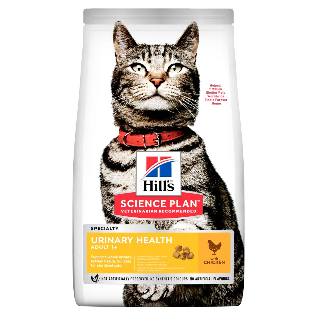 Hill's Science Plan Urinary Health Adult Cat Food with Chicken 1.5kg