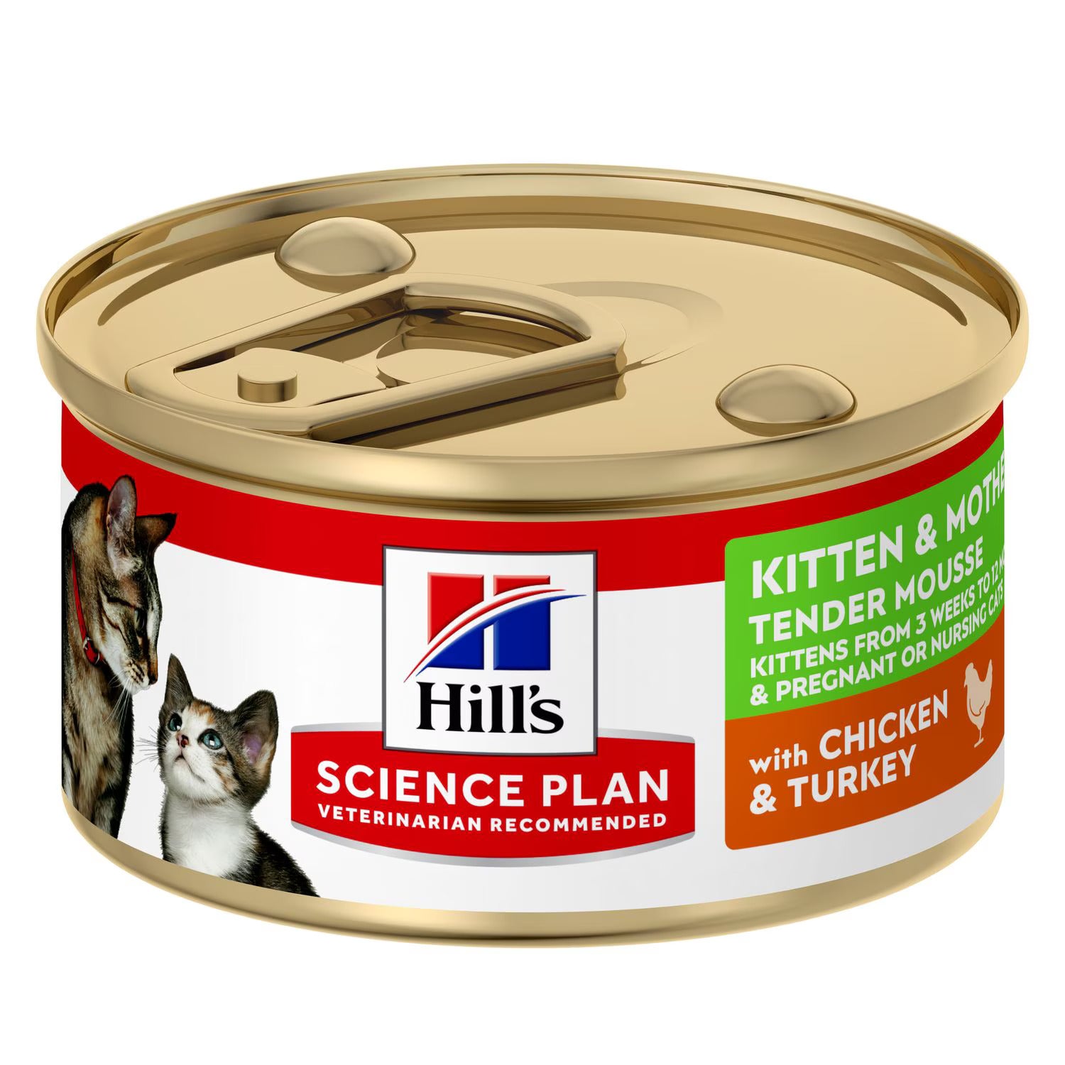 Hill's Science Plan Kitten & Mother Tender Mousse 24x85g